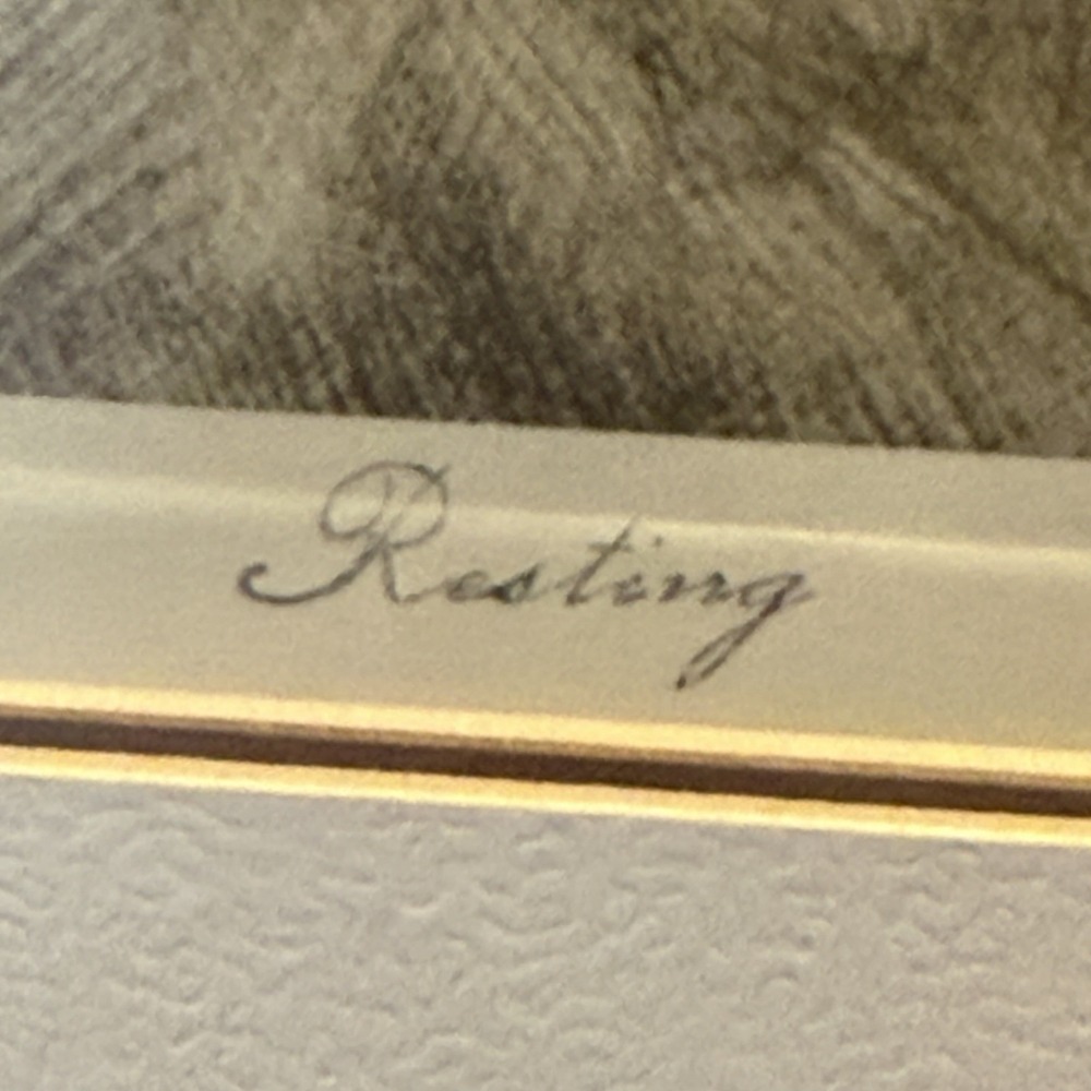 Willy Seiler Hand Colored Etching Titled "Resting" Signed Vintage Asian Oriental - Picture 2 of 12
